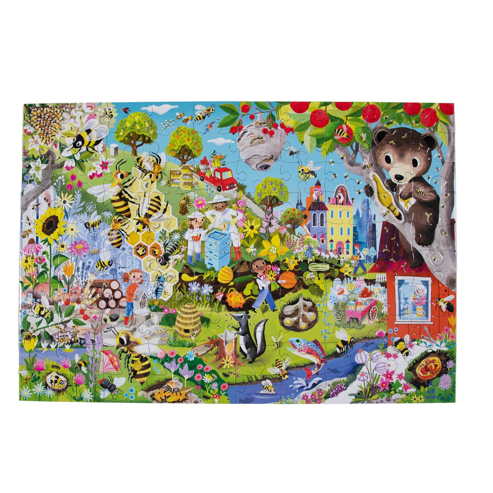 Love of Bees 100 Piece Puzzle by eeBoo - eeBoo - Jigsaw Puzzles - The Puzzle Center -