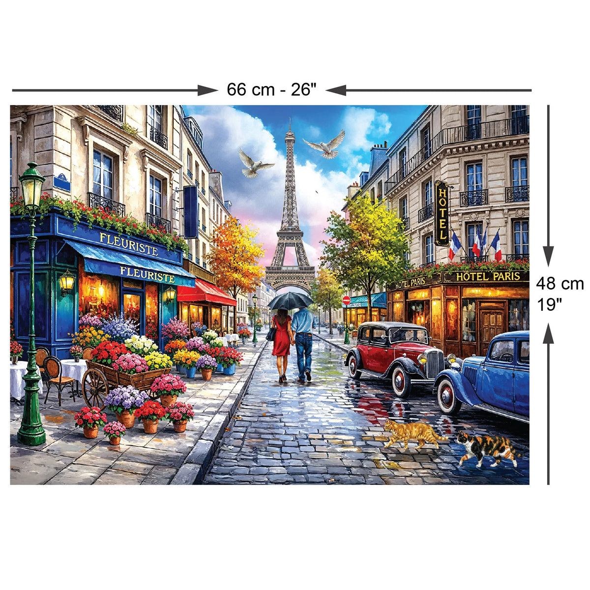 Lovebirds 1000 Piece Jigsaw Puzzle | Anatolian