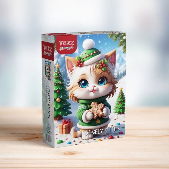 Lovely Kitten 1000 Piece Jigsaw Puzzle by Yazz Puzzles - Yazz - Jigsaw Puzzles - The Puzzle Center