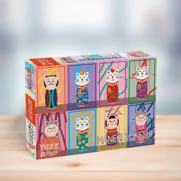 Manaki Kokeshi 1000 Piece Jigsaw Puzzle by Yazz Puzzles - Yazz - Jigsaw Puzzles - The Puzzle Center