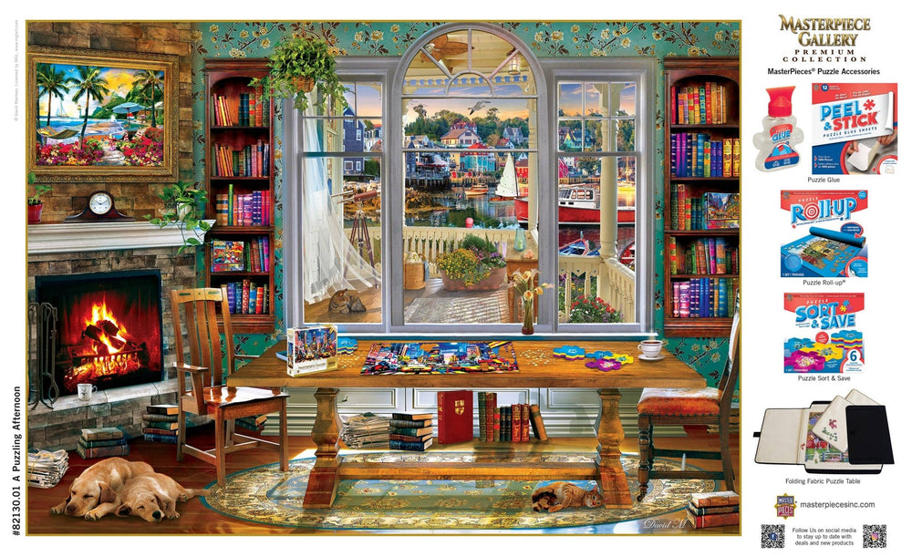 Masterpiece Gallery - A Puzzling Afternoon 1000 Piece Puzzle | Masterpieces - Masterpieces Puzzles - Jigsaw Puzzles - The Puzzle Center