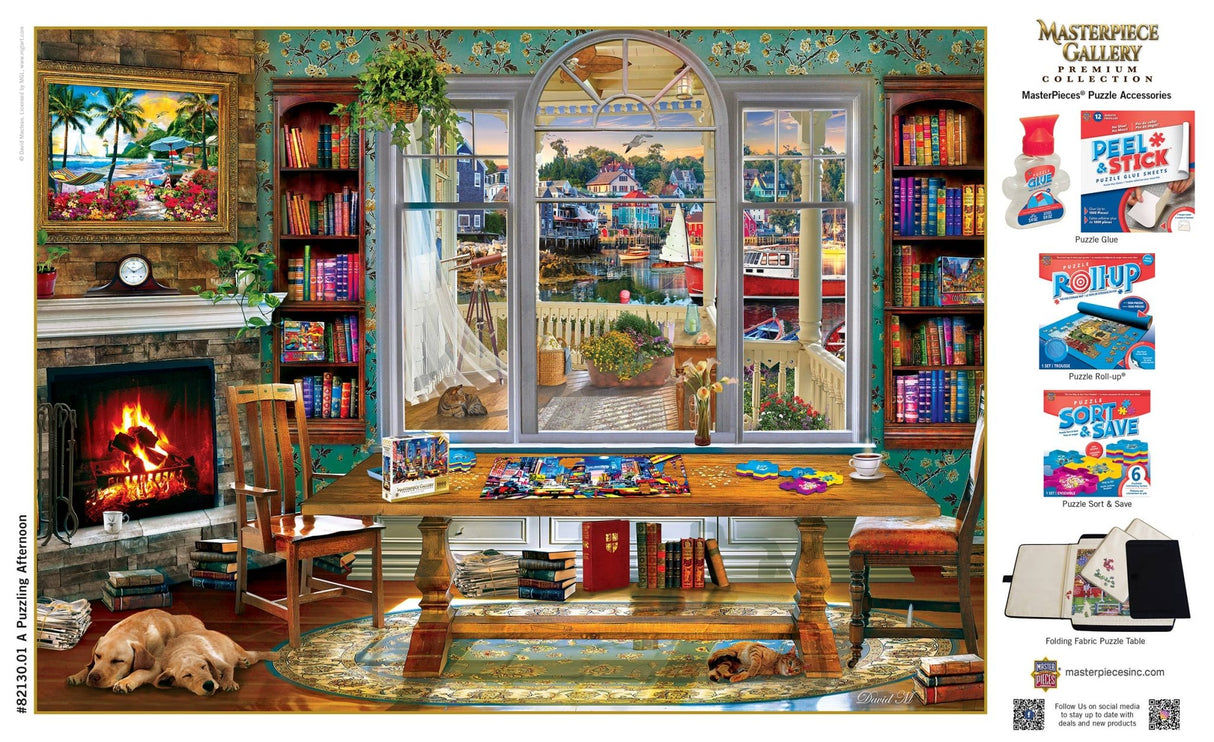 Masterpiece Gallery - A Puzzling Afternoon 1000 Piece Puzzle | Masterpieces - Masterpieces Puzzles - Jigsaw Puzzles - The Puzzle Center