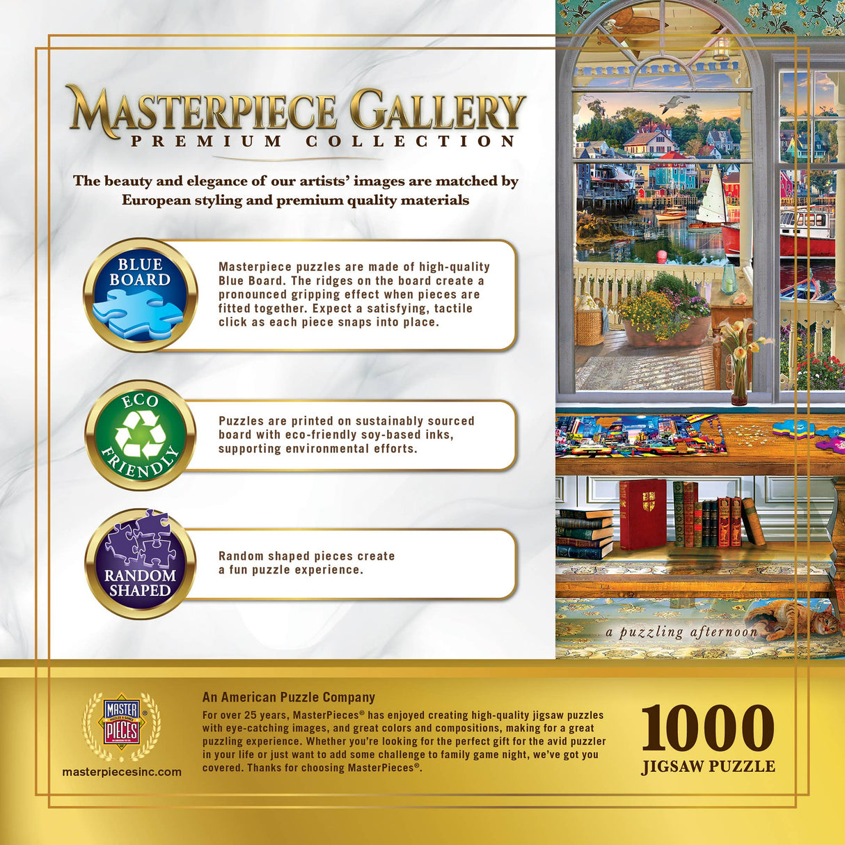 Masterpiece Gallery - A Puzzling Afternoon 1000 Piece Puzzle | Masterpieces - Masterpieces Puzzles - Jigsaw Puzzles - The Puzzle Center