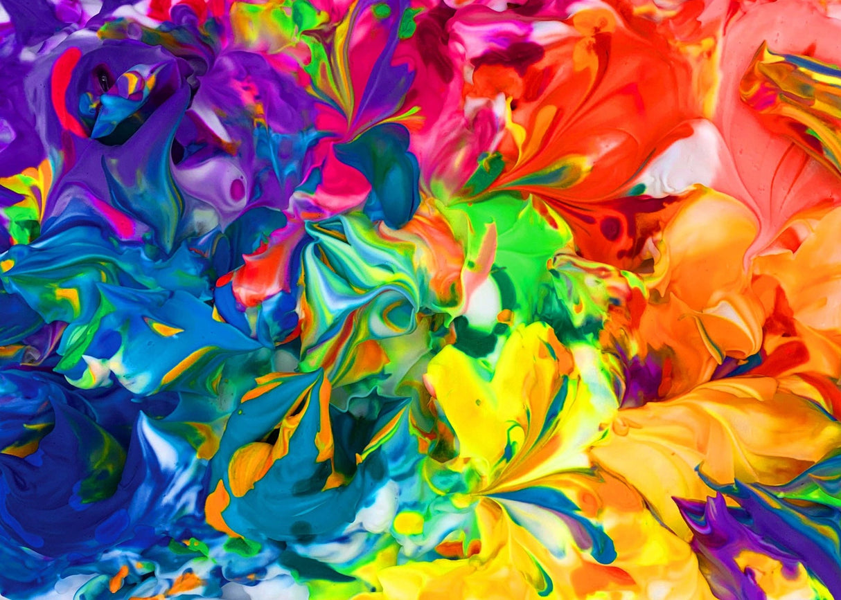 Melded Blooms 500 Piece Jigsaw Puzzle by MintyFizz - Mintyfizz Puzzles - Jigsaw Puzzles - The Puzzle Center -