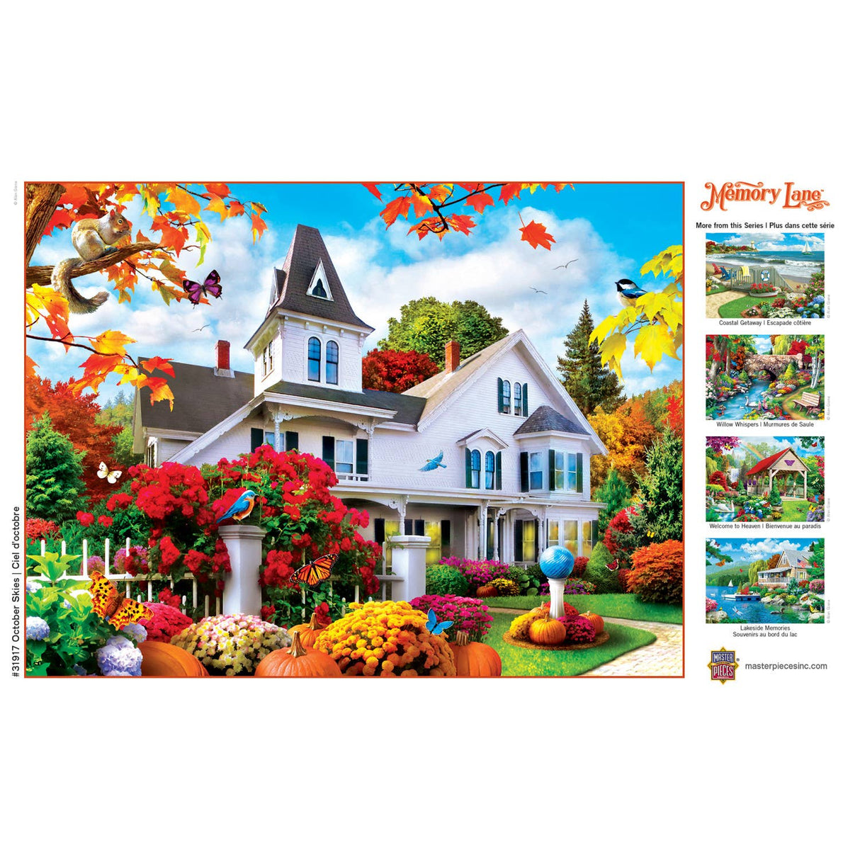 Memory Lane - October Skies 300 Piece EZ Grip Puzzle by MasterPieces - Masterpieces Puzzles - Jigsaw Puzzles - The Puzzle Center -