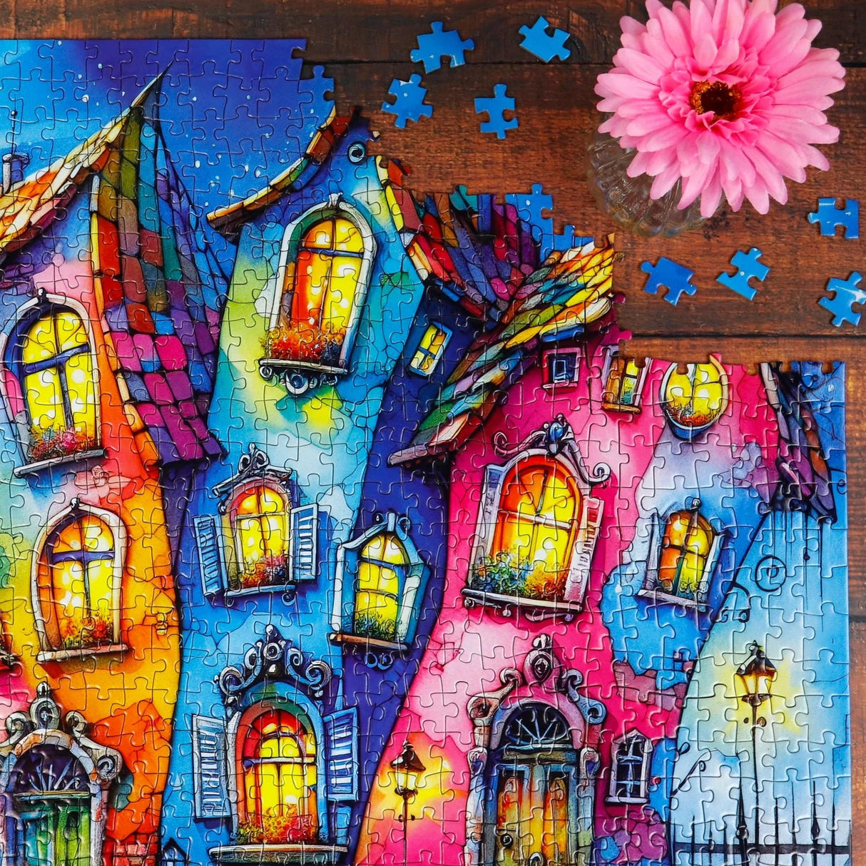 Meowtiful Night 1000 Piece Jigsaw Puzzle by JaCaRou Puzzles - Jigsaw Puzzles - The Puzzle Center