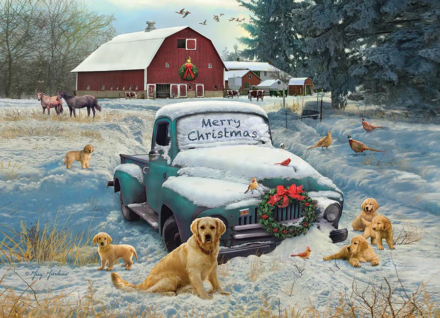 Merry Christmas 1000 Piece Jigsaw Puzzle | Cobble Hill - Jigsaw Puzzles - The Puzzle Center