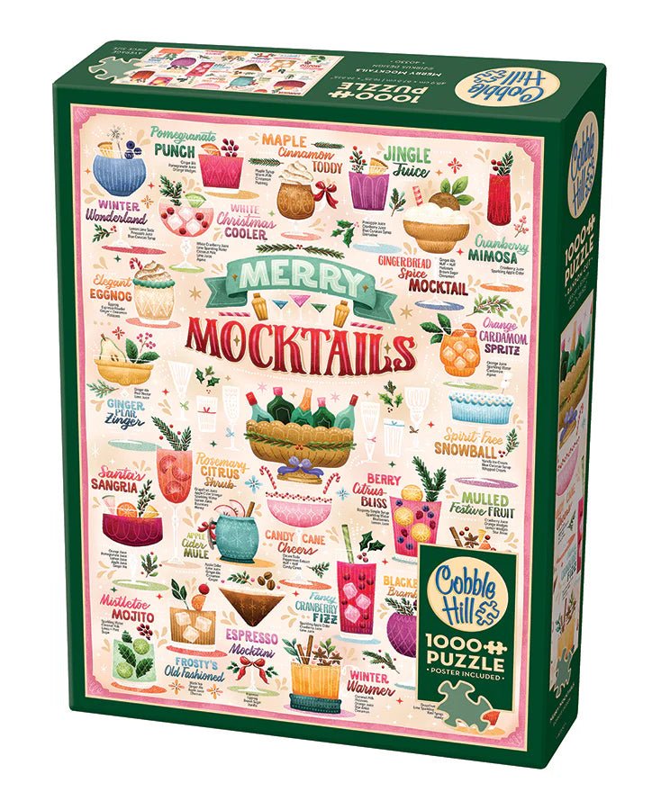 Merry Mocktails 1000 Piece Jigsaw Puzzle | Cobble Hill - Jigsaw Puzzles - The Puzzle Center
