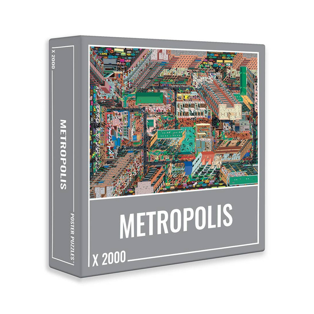 Metropolis 2000 Piece Jigsaw Puzzle by Cloudberries - Cloudberries Jigsaw Puzzles - Jigsaw Puzzles - The Puzzle Center -