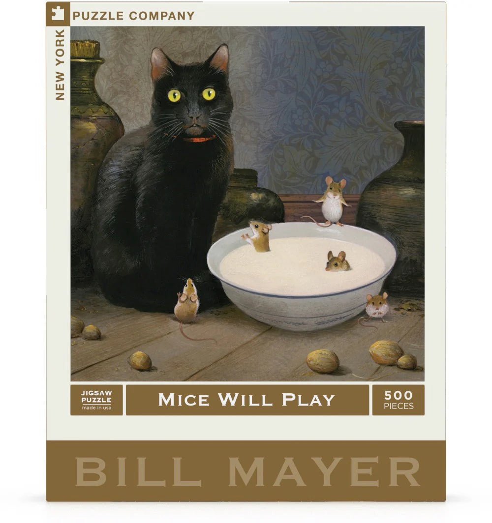 Mice Will Play 500 Piece Jigsaw Puzzle | New York Puzzle Company - Jigsaw Puzzles - The Puzzle Center