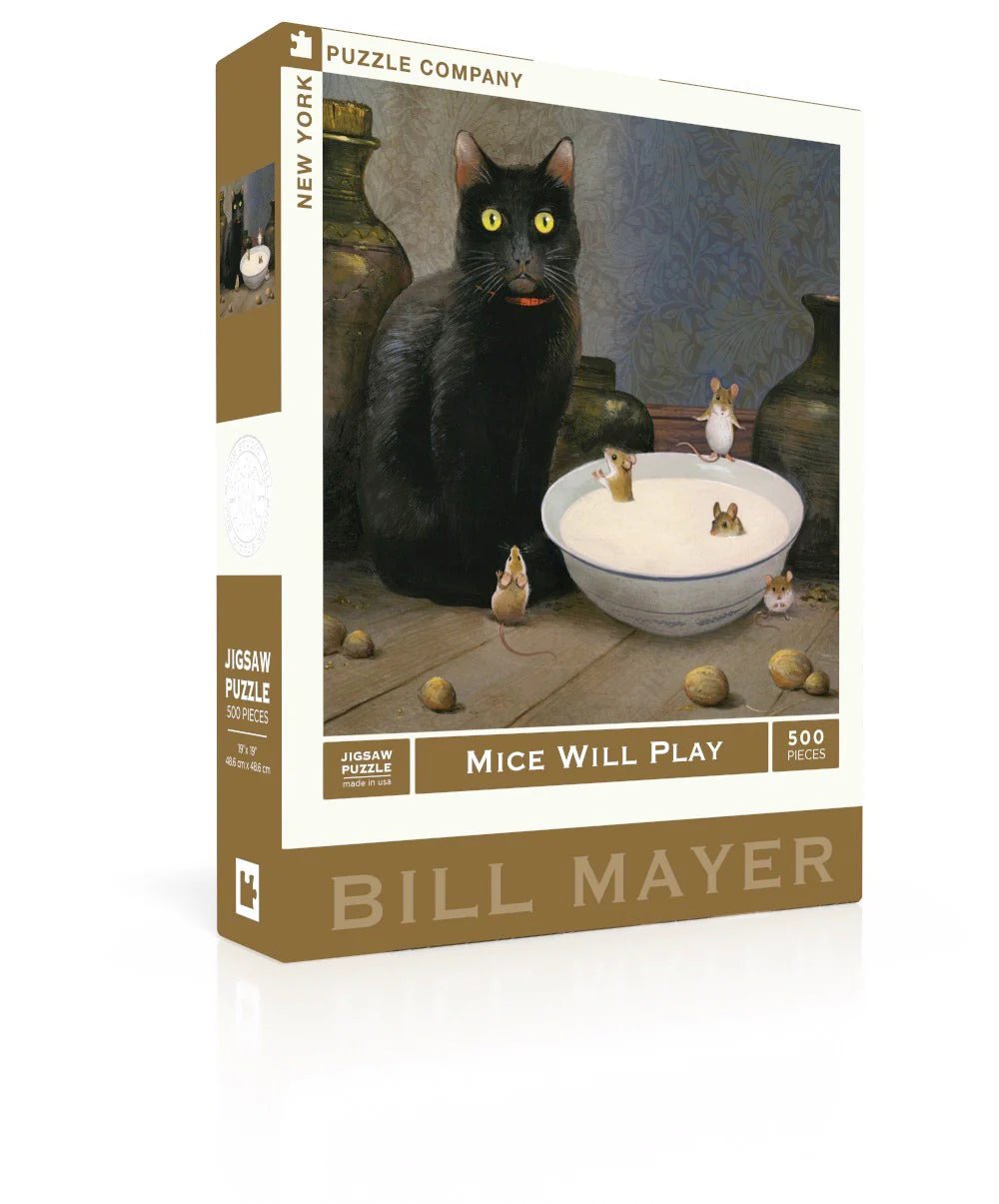 Mice Will Play 500 Piece Jigsaw Puzzle | New York Puzzle Company - Jigsaw Puzzles - The Puzzle Center