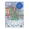 Michael Storrings Christmas in the City 60 Piece Greeting Card Puzzle | Galison - Greeting Card Puzzle - The Puzzle Center