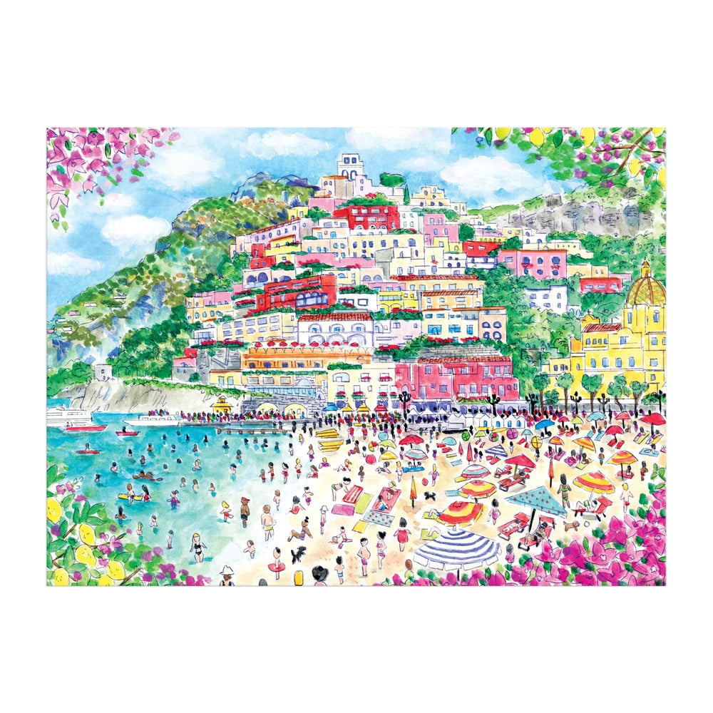 Michael Storrings Coast of Italy 1000 Piece Jigsaw Puzzle | Galison - Jigsaw Puzzles - The Puzzle Center