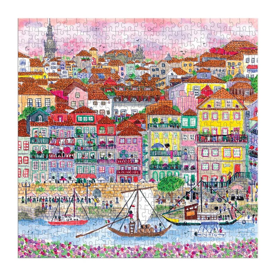 Michael Storrings Colors Of Porto 500 Piece Jigsaw Puzzle by Galison - Galison - Jigsaw Puzzles - The Puzzle Center
