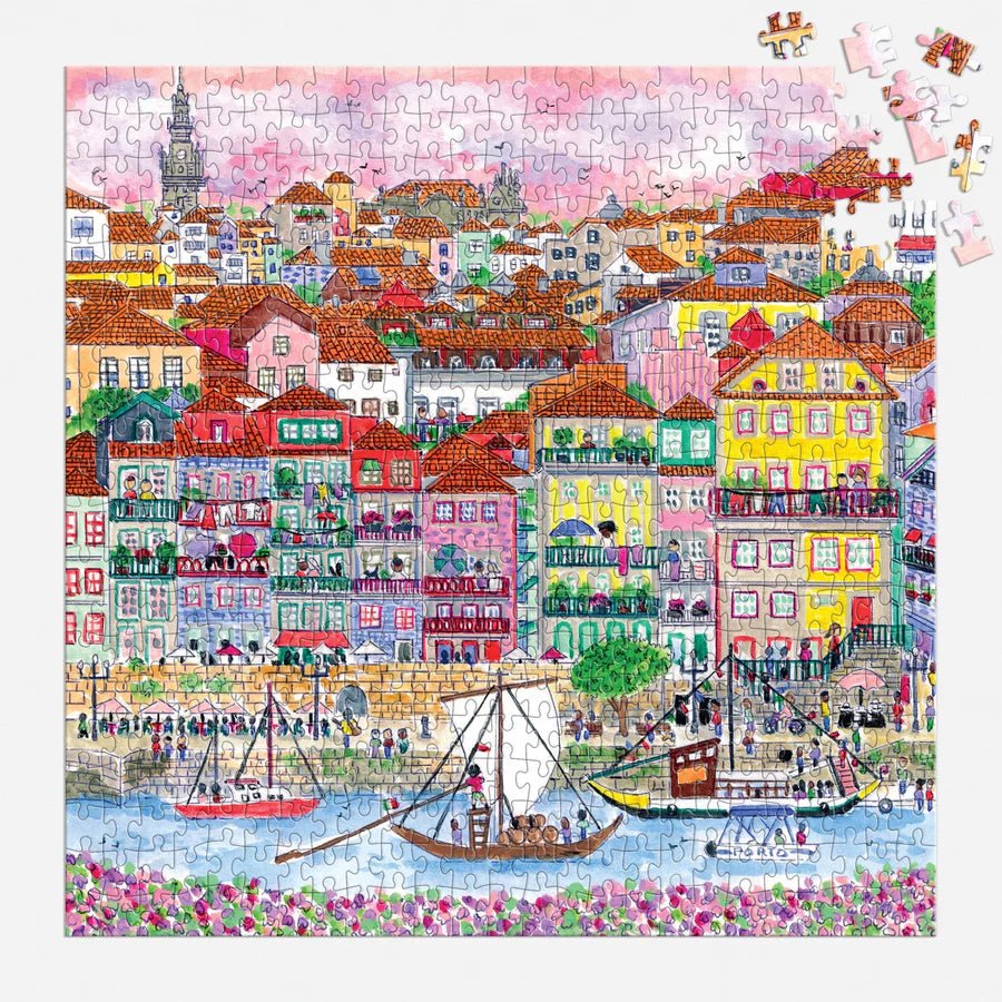 Michael Storrings Colors Of Porto 500 Piece Jigsaw Puzzle by Galison - Galison - Jigsaw Puzzles - The Puzzle Center