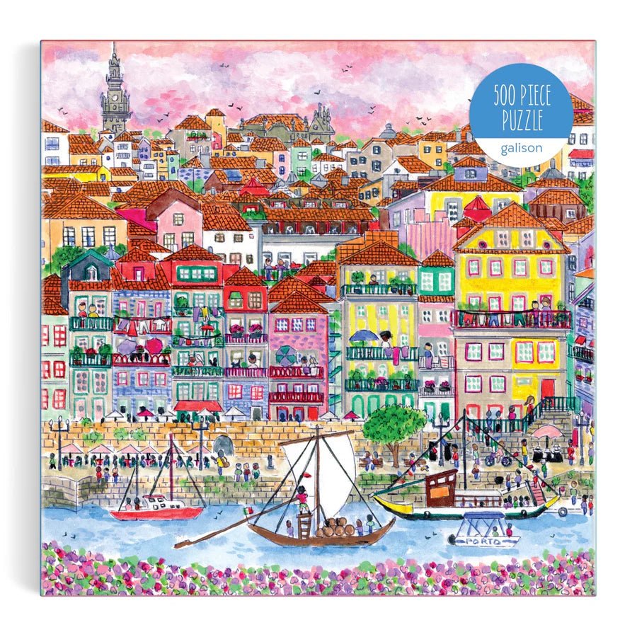 Michael Storrings Colors Of Porto 500 Piece Jigsaw Puzzle by Galison - Galison - Jigsaw Puzzles - The Puzzle Center