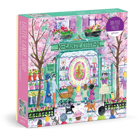 Michael Storrings Easter Candy Shop 500 Piece Jigsaw Puzzle | Galison - Jigsaw Puzzles - The Puzzle Center