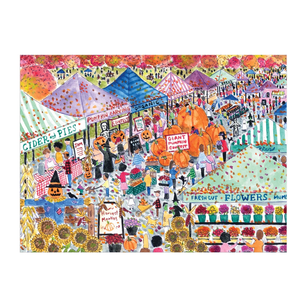Michael Storrings Harvest Market 1000 Piece Jigsaw Puzzle | Galison - Jigsaw Puzzles - The Puzzle Center