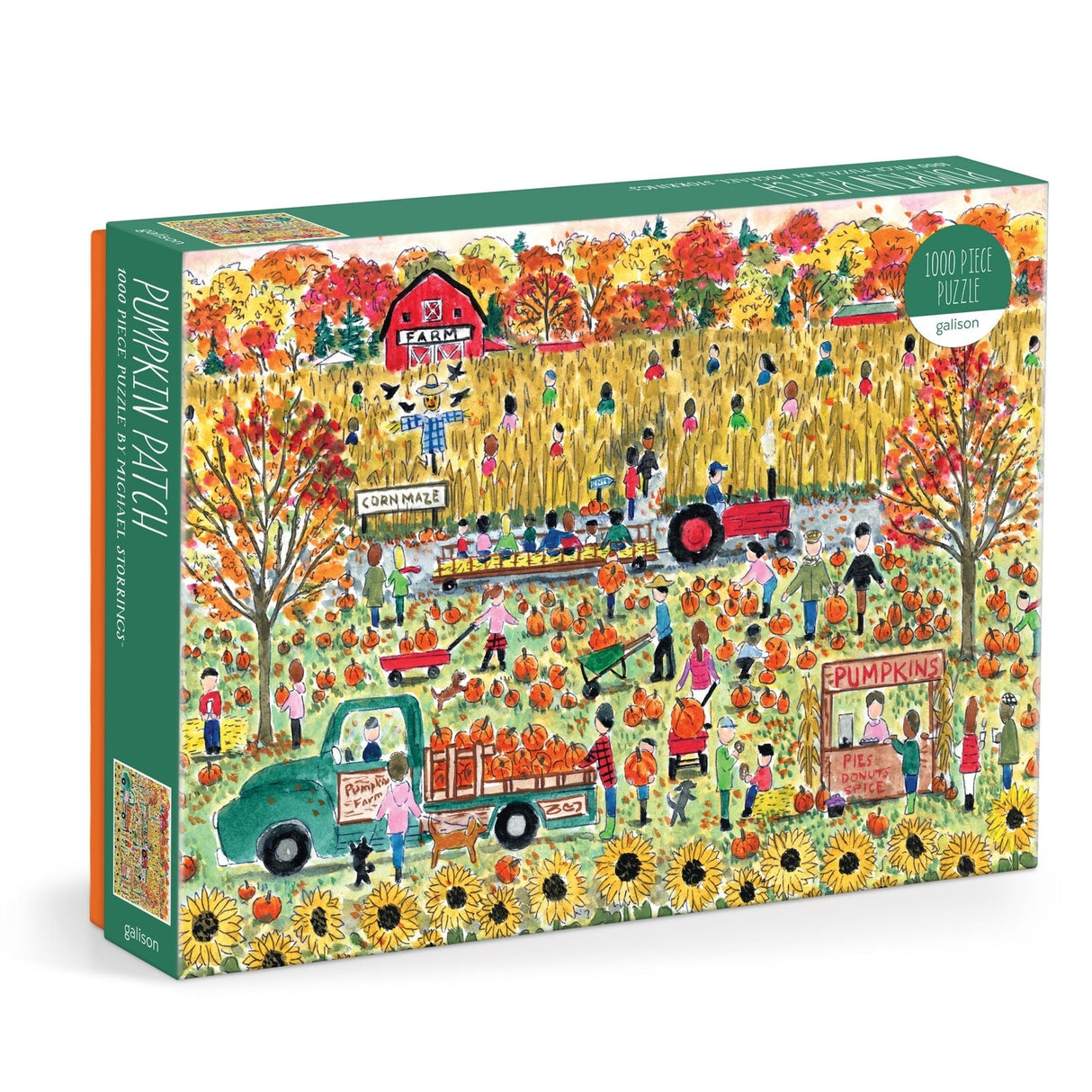 Michael Storrings Pumpkin Patch 1000 Piece Jigsaw Puzzle | Galison