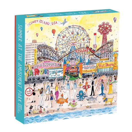 Michael Storrings Summer at the Amusement Park 500 Piece Jigsaw Puzzle by Galison - Galison - Jigsaw Puzzles - The Puzzle Center