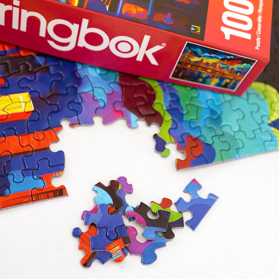 Midnight in San Francisco 1000 Piece Jigsaw Puzzle by Springbok Puzzles - Springbok Puzzles - Jigsaw Puzzles - The Puzzle Center -