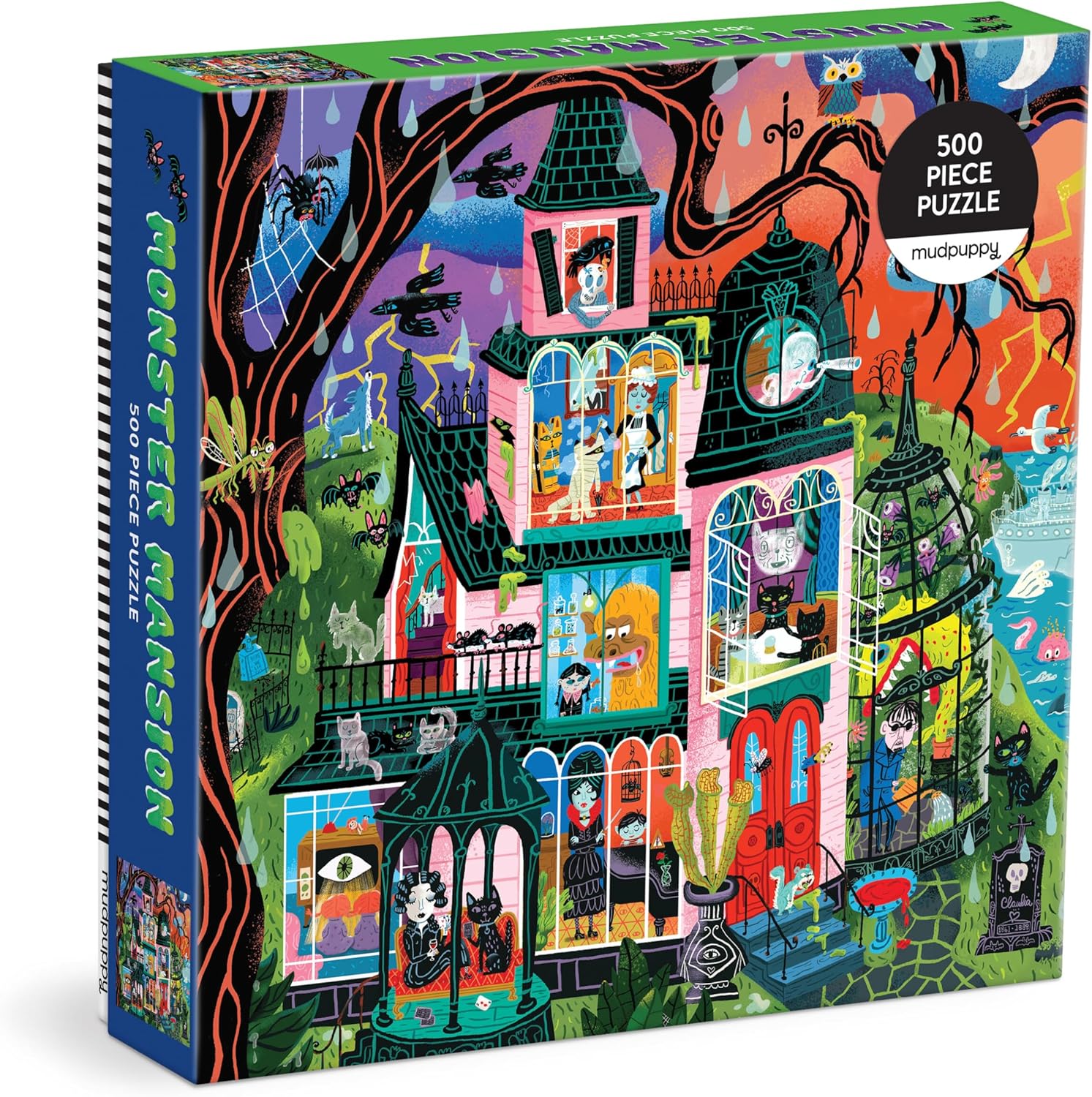 Monster Mansion Mudpuppy 500pc Puzzle – The Puzzle Center