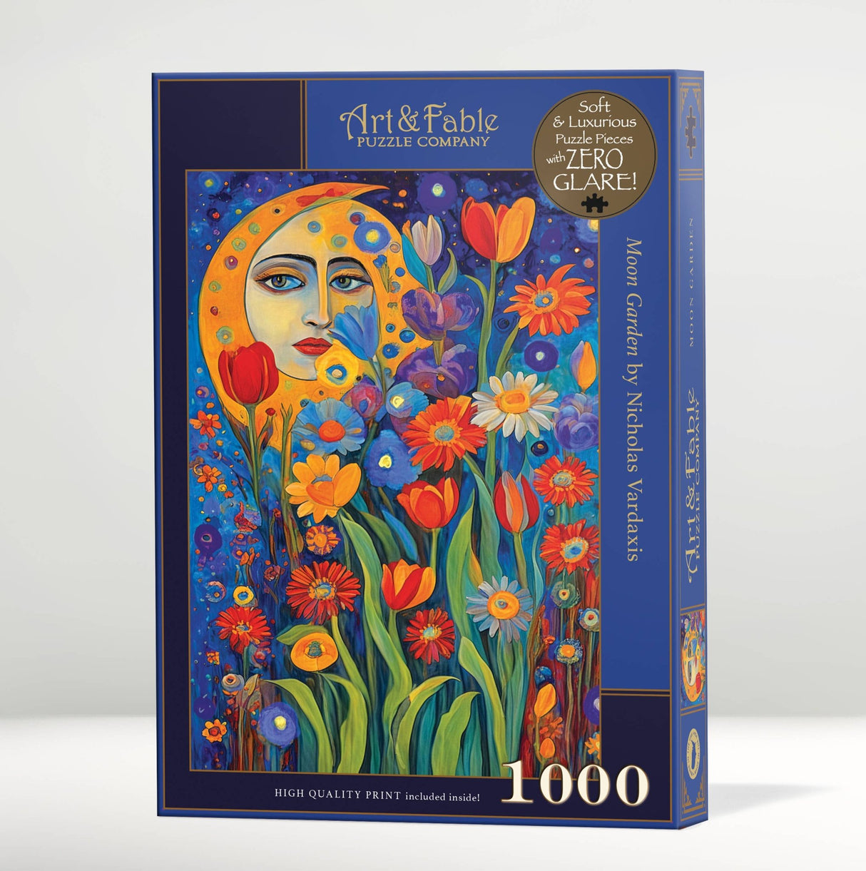 Moon Garden 1000 Piece Jigsaw Puzzle | Art & Fable - Jigsaw Puzzles - The Puzzle Center