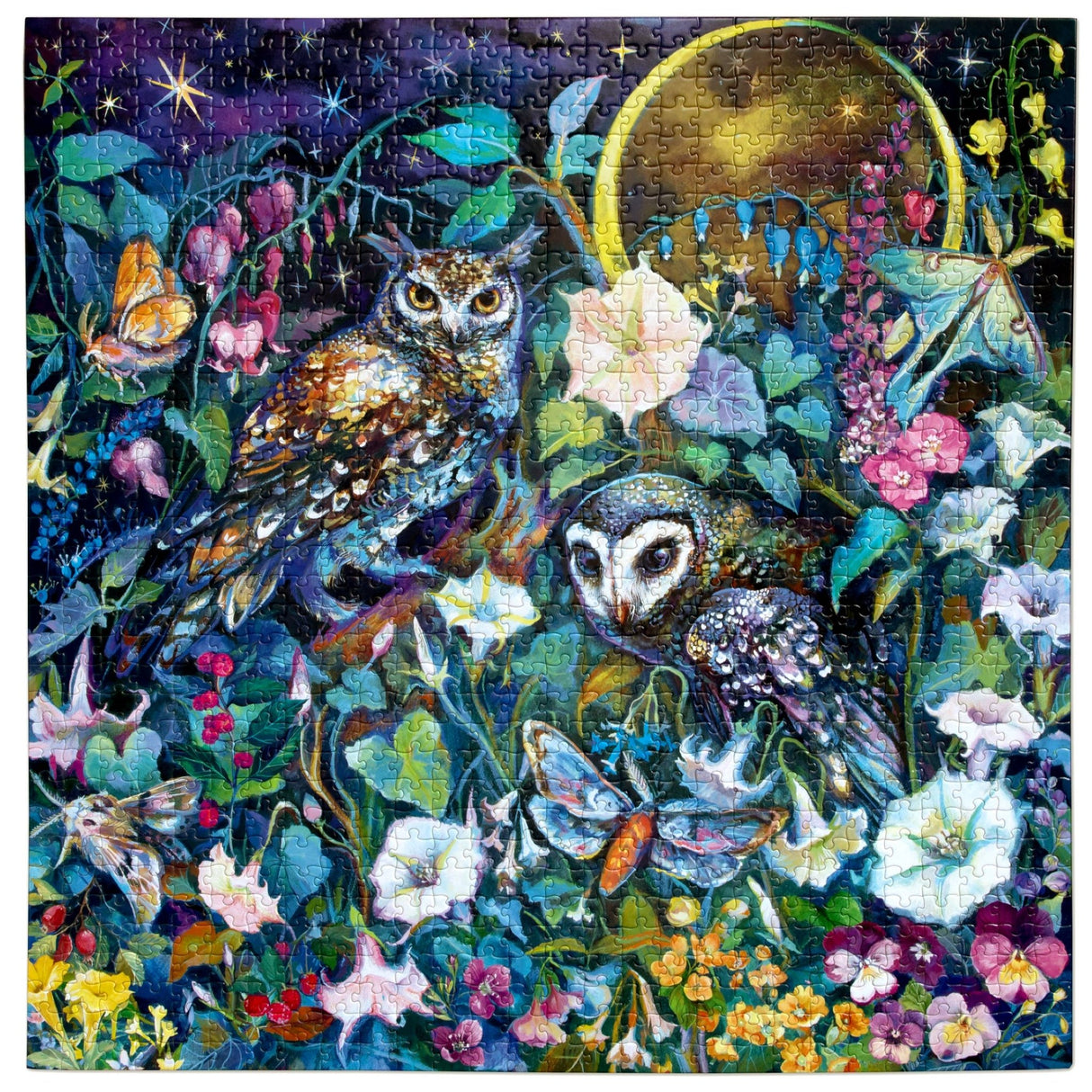 Moon Garden 1000 Piece Jigsaw Puzzle | eeBoo - Jigsaw Puzzles - The Puzzle Center