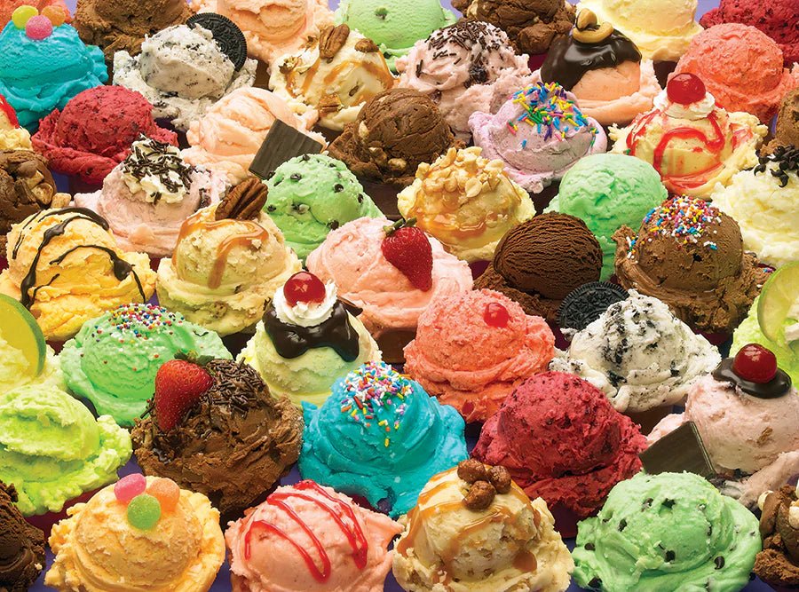 More Ice Cream Please 500 Piece Jigsaw Puzzle | Cobble Hill - Jigsaw Puzzles - The Puzzle Center