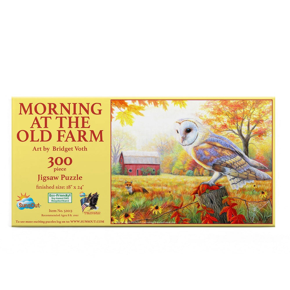 Morning At the Old Farm 300 - Piece Jigsaw Puzzle by SunsOut Puzzles - SunsOut - Jigsaw Puzzles - The Puzzle Center -