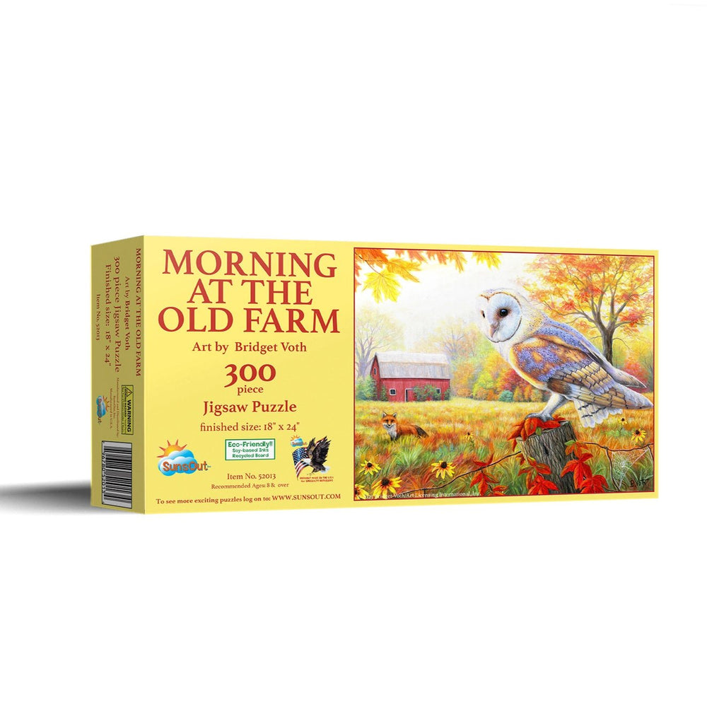 Morning At the Old Farm 300 - Piece Jigsaw Puzzle by SunsOut Puzzles - SunsOut - Jigsaw Puzzles - The Puzzle Center -