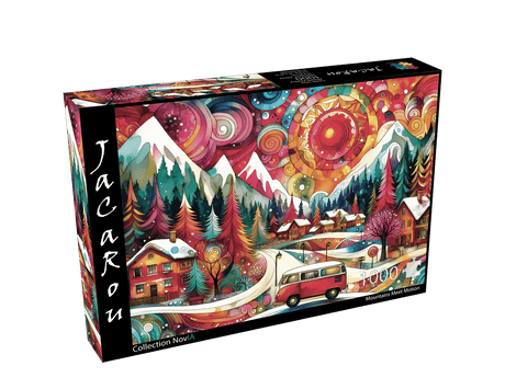Mountains Meet Motion 1000 Piece Jigsaw Puzzle | JaCaRou Puzzles - Jigsaw Puzzles - The Puzzle Center
