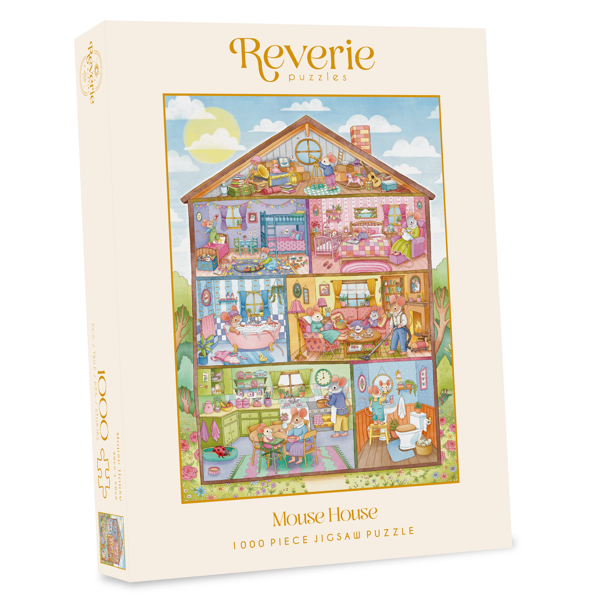 Mouse House 1000 Piece Jigsaw Puzzle | Reverie Puzzles