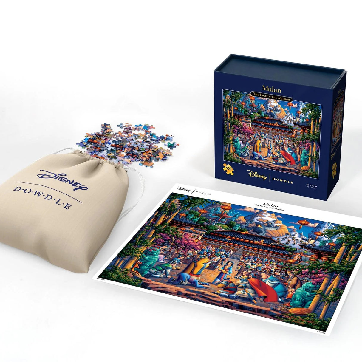 Mulan The Face in the Mirror 500 Piece Jigsaw Puzzle | Dowdle Puzzles - Dowdle - Jigsaw Puzzles - The Puzzle Center