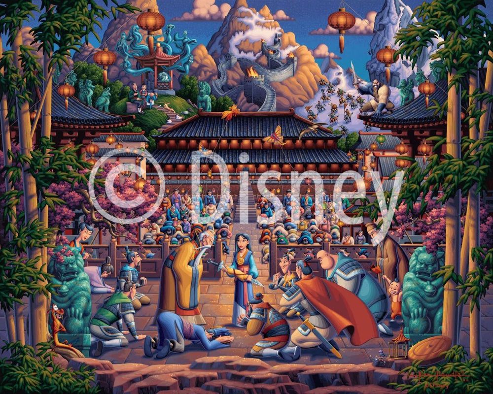 Mulan The Face in the Mirror 500 Piece Jigsaw Puzzle | Dowdle Puzzles - Dowdle - Jigsaw Puzzles - The Puzzle Center