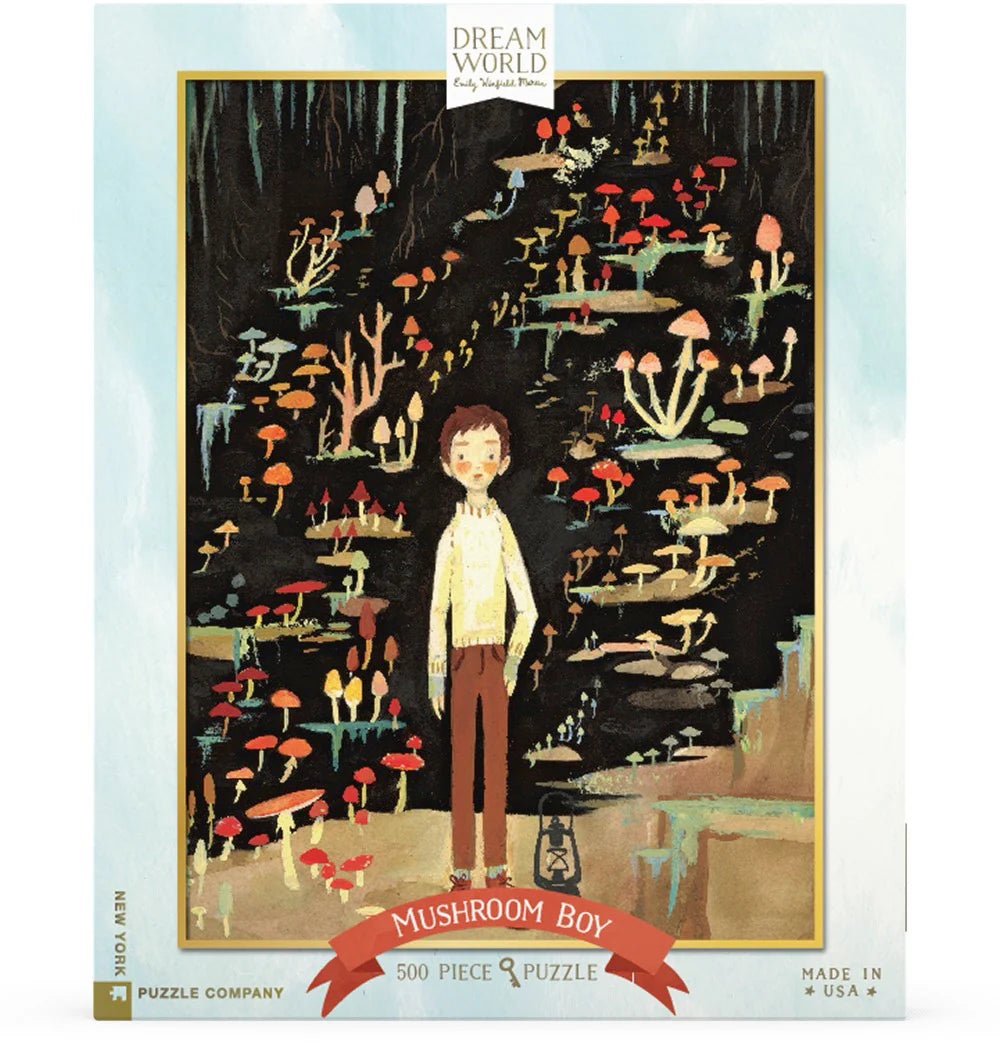 Mushroom Boy 500 Piece Jigsaw Puzzle | New York Puzzle Company - Jigsaw Puzzles - The Puzzle Center