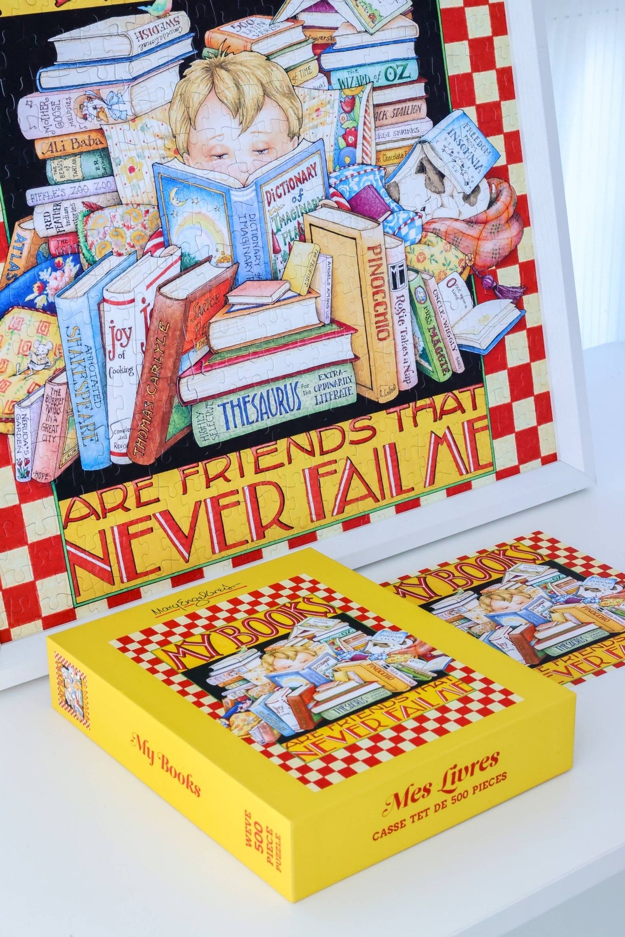 My Books 500 Piece Jigsaw Puzzle | WEVE - Jigsaw Puzzles - The Puzzle Center