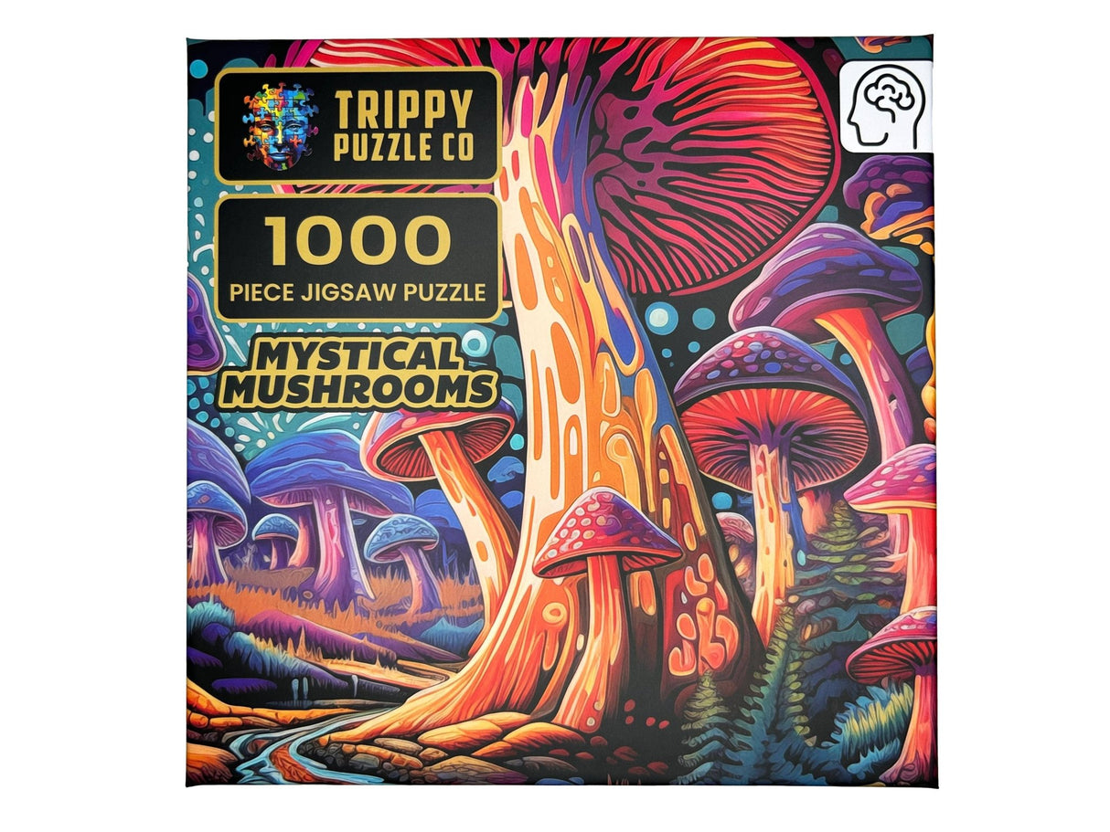 Mystical Mushrooms 1000 Piece Jigsaw Puzzle | Trippy Puzzle Co - Jigsaw Puzzles - The Puzzle Center