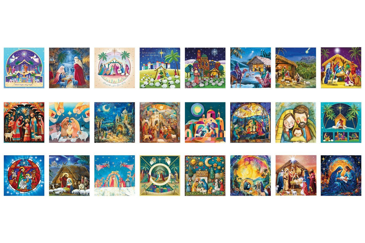 Nativity 24 x 50 Piece Advent Calendar Jigsaw Puzzles | Eurographics - Jigsaw Puzzles - The Puzzle Center