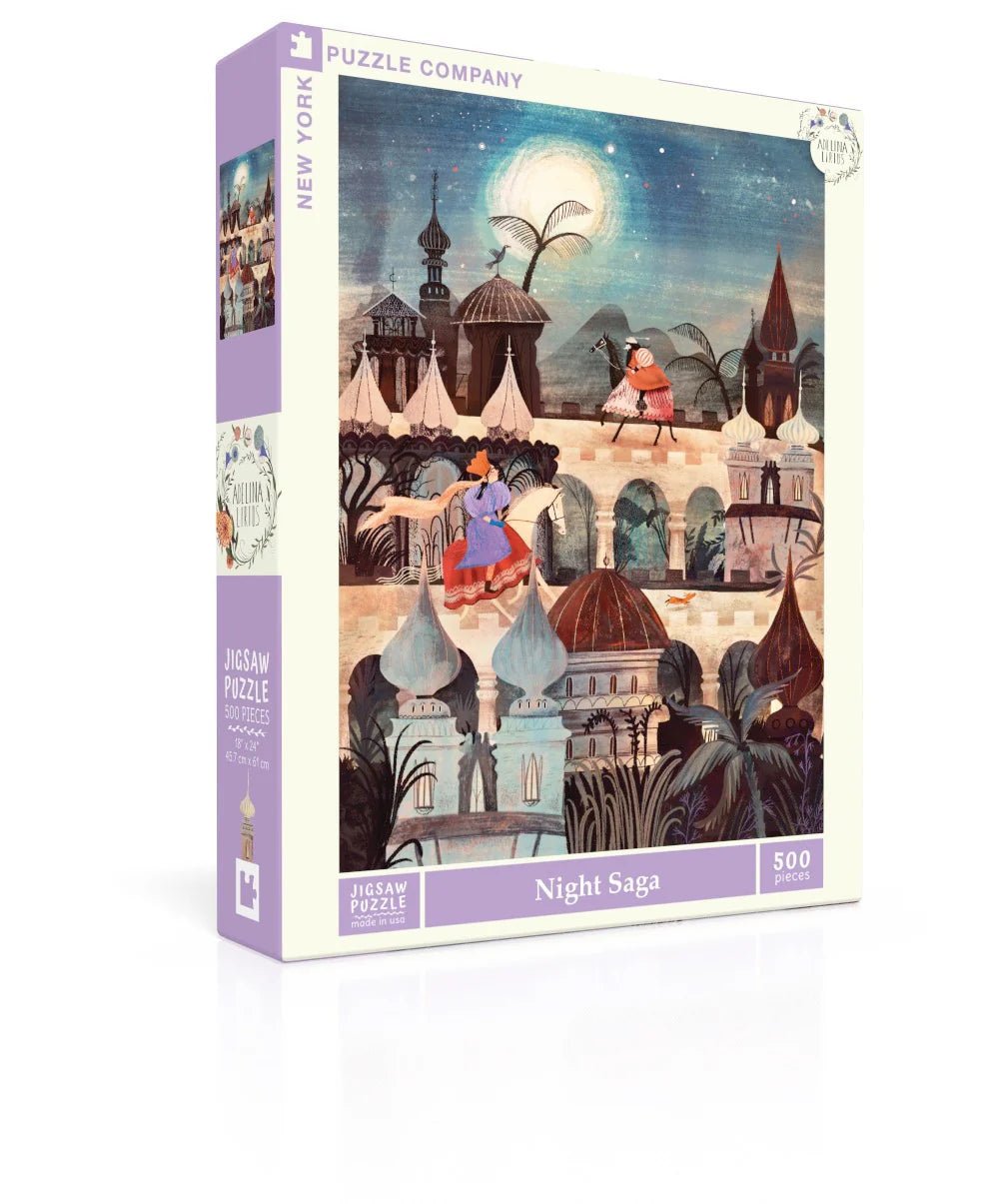 Night Saga 500 Piece Jigsaw Puzzle | New York Puzzle Company - Jigsaw Puzzles - The Puzzle Center