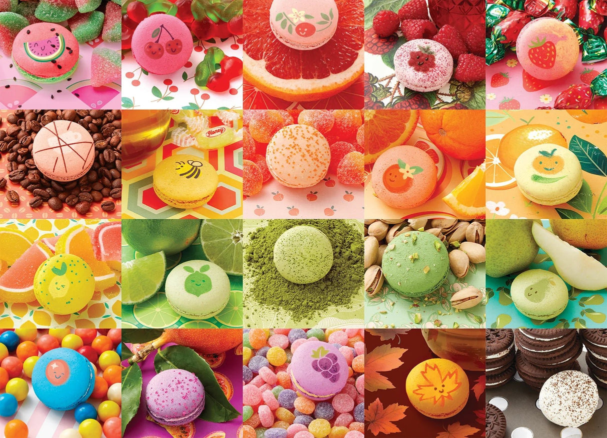 Nom Nom Macarons 500 Piece Jigsaw Puzzle | Cobble Hill - Jigsaw Puzzles - The Puzzle Center