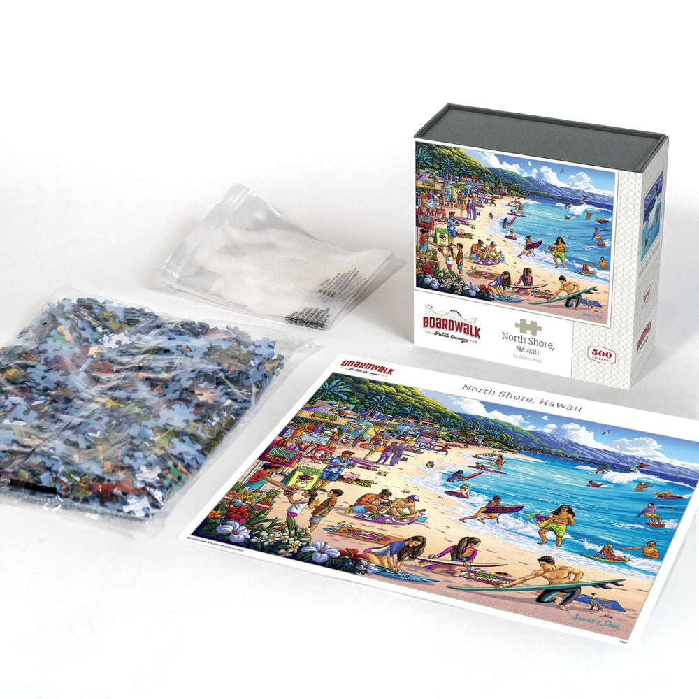 North Shore, Hawaii 500 Piece Jigsaw Puzzle by Boardwalk Puzzle Company - Boardwalk - Jigsaw Puzzles - The Puzzle Center