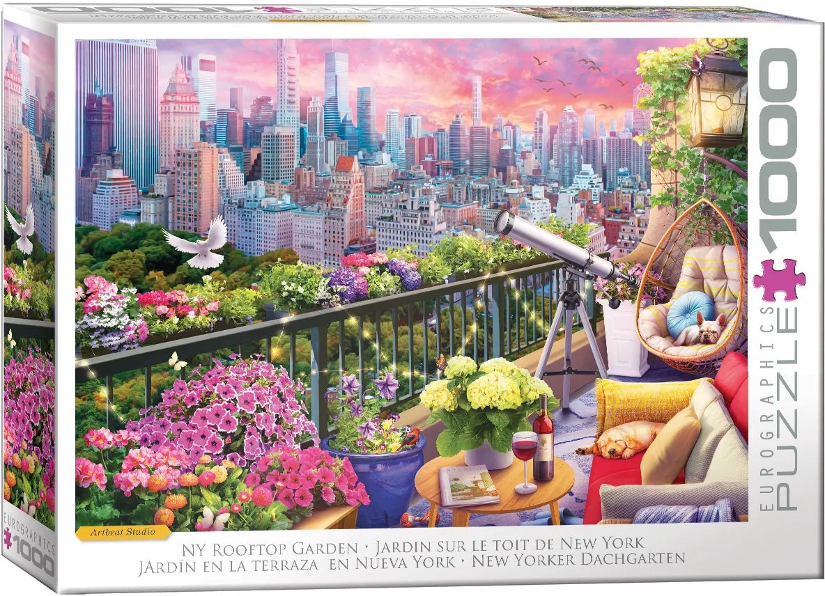 NY Rooftop Garden 1000 Piece Jigsaw Puzzle | Eurographics - Jigsaw Puzzles - The Puzzle Center