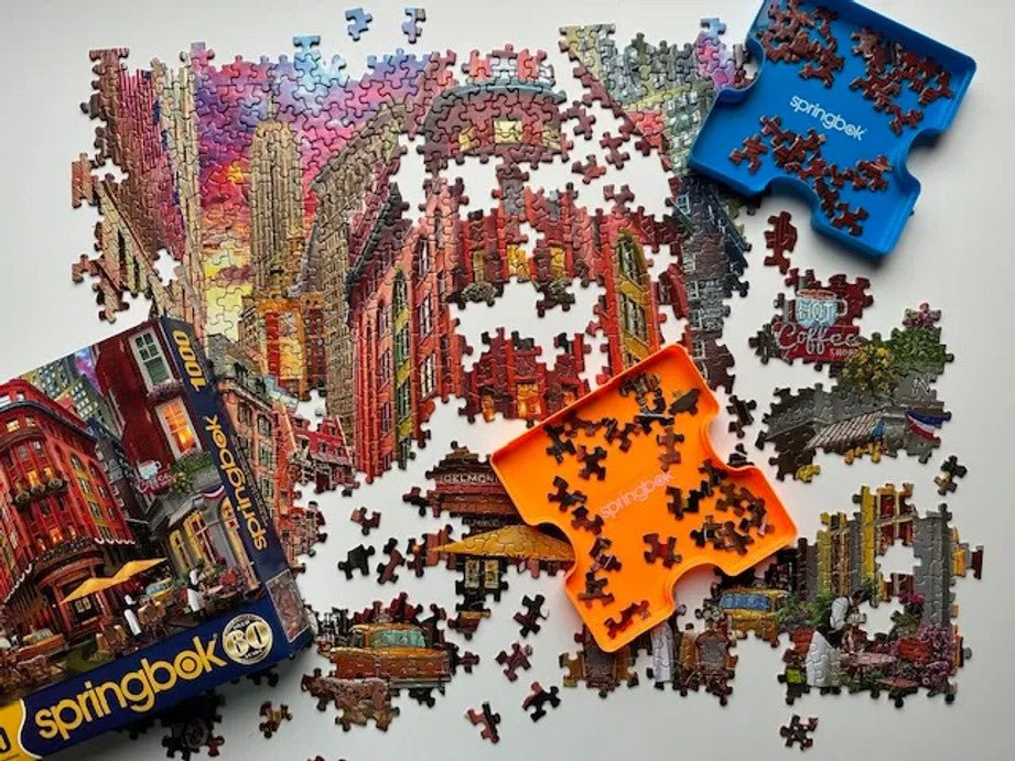 Nyc Street 1000 Piece Jigsaw Puzzle by Springbok Puzzles - Springbok Puzzles - Jigsaw Puzzles - The Puzzle Center