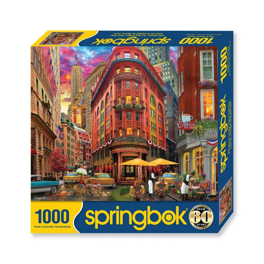 Nyc Street 1000 Piece Jigsaw Puzzle by Springbok Puzzles - Springbok Puzzles - Jigsaw Puzzles - The Puzzle Center