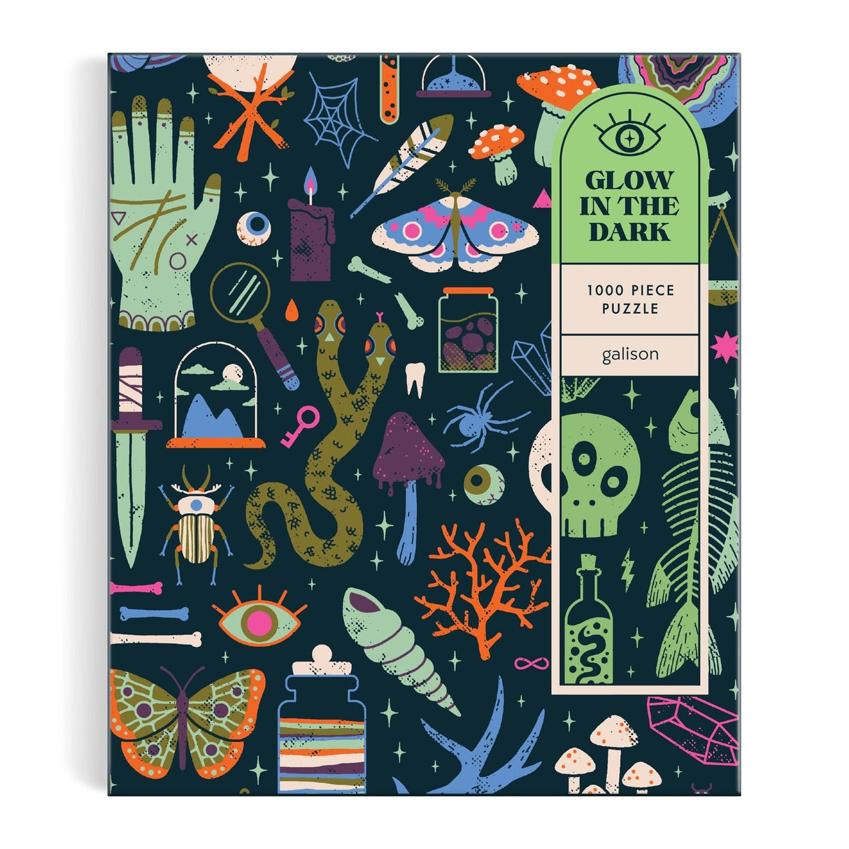 Occult and Curious 1000 Piece Glow in the Dark Puzzle | Galison