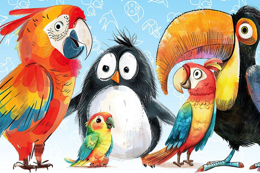 Odd Bird Out Mini Puzzle | MicroPuzzles - Mini Jigsaw Puzzles - The Puzzle Center