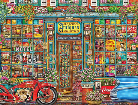 Old School Antiques 500 Piece Jigsaw Puzzle by Springbok Puzzles - Springbok Puzzles - Jigsaw Puzzles - The Puzzle Center