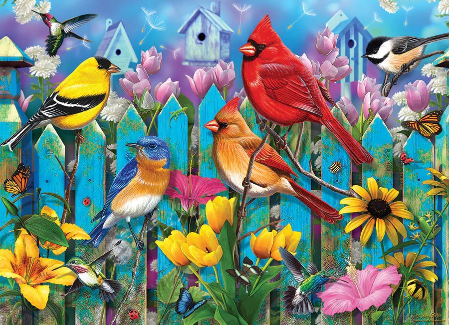 On the Fence 500 Piece Puzzle by Cobble Hill Puzzles - Cobble Hill Puzzles - Jigsaw Puzzles - The Puzzle Center