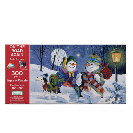 On the Road Again 300 Piece Jigsaw Puzzle by SunsOut Puzzles - Festive Winter Wonderland - SunsOut - Jigsaw Puzzles - The Puzzle Center -